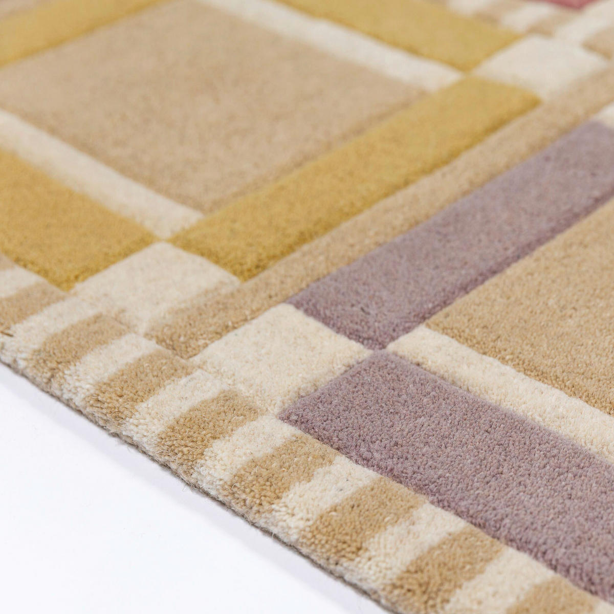 WOLLTEPPICH 160/230 cm Quadro Multicolor rechteckig  - Multicolor, Basics, Textil (160/230cm) - Flair Rugs