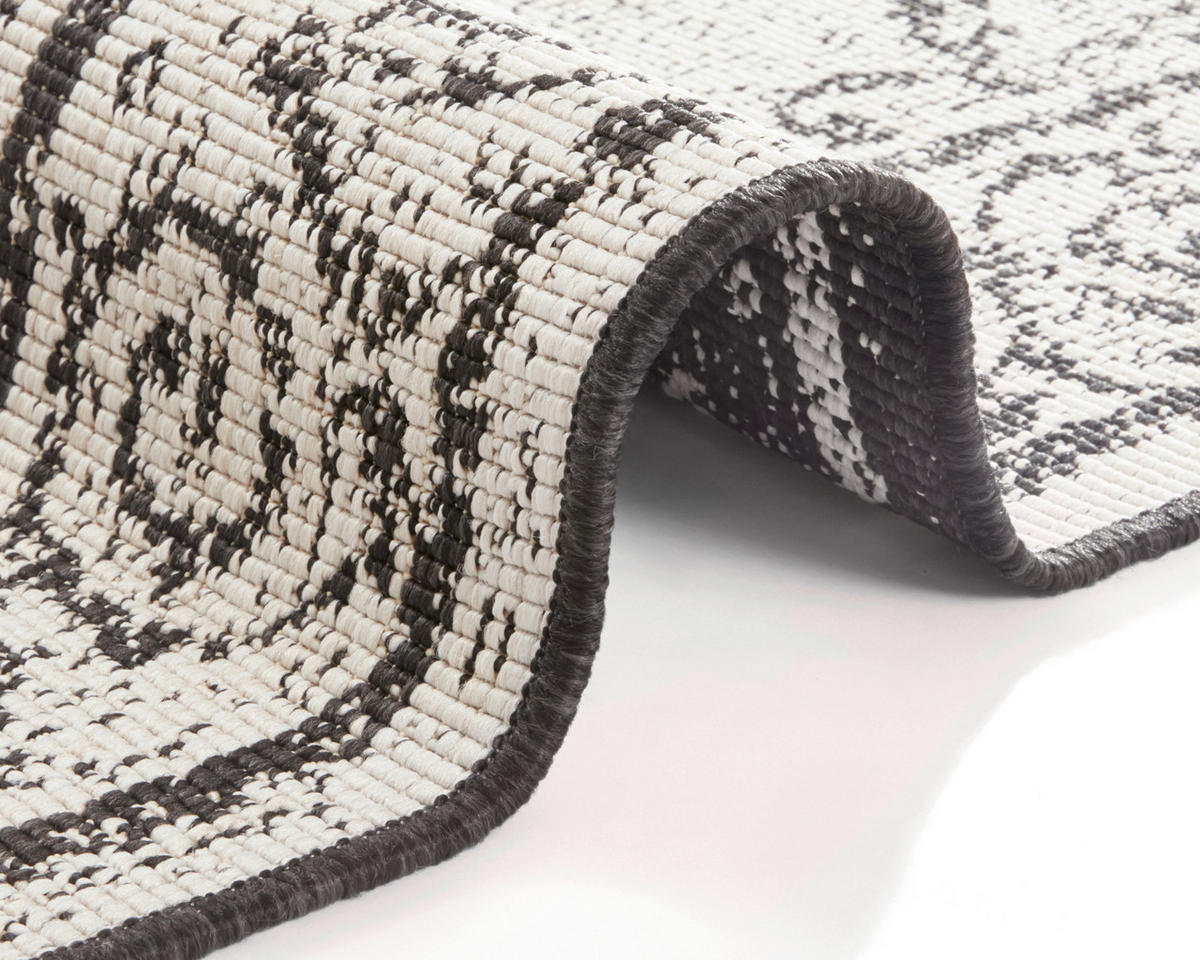 OUTDOORTEPPICH 240/340 cm Twin Supreme Creme, Schwarz  - Creme/Schwarz, Design, Kunststoff (240/340cm)