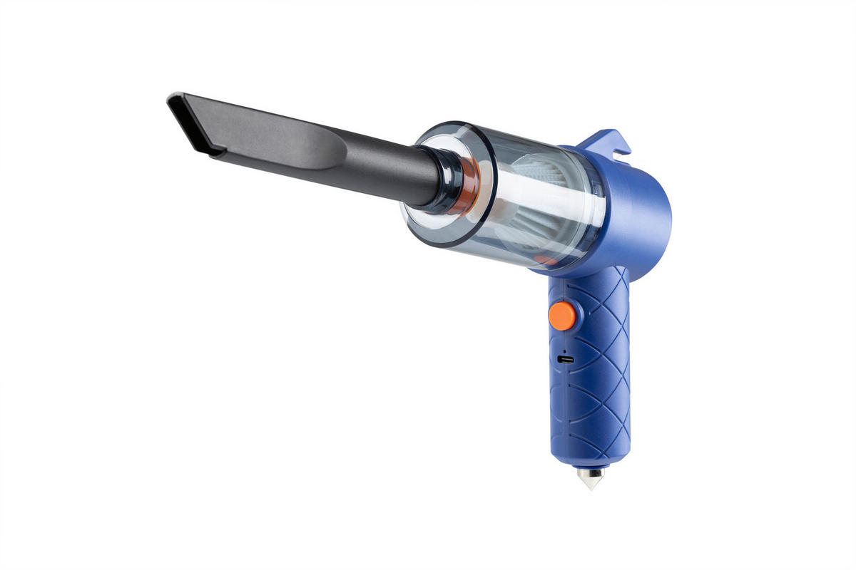 AKKU-HANDSTAUBSAUGER  - Blau/Orange, Basics, Kunststoff/Metall (33,5/17/5,5cm)