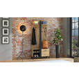GARDEROBE  in 89,5/191/33 cm  - Schwarz/Eiche Artisan, MODERN, Holzwerkstoff (89,5/191/33cm) - Carryhome