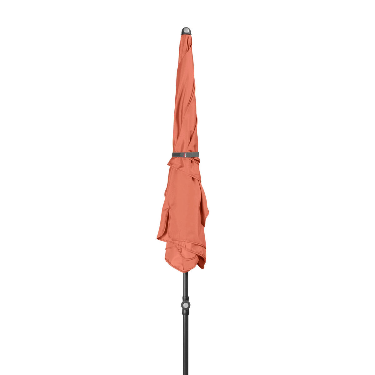 SONNENSCHIRM  185/120 cm  - Anthrazit/Terracotta, Basics, Textil/Metall (185/120cm) - Doppler
