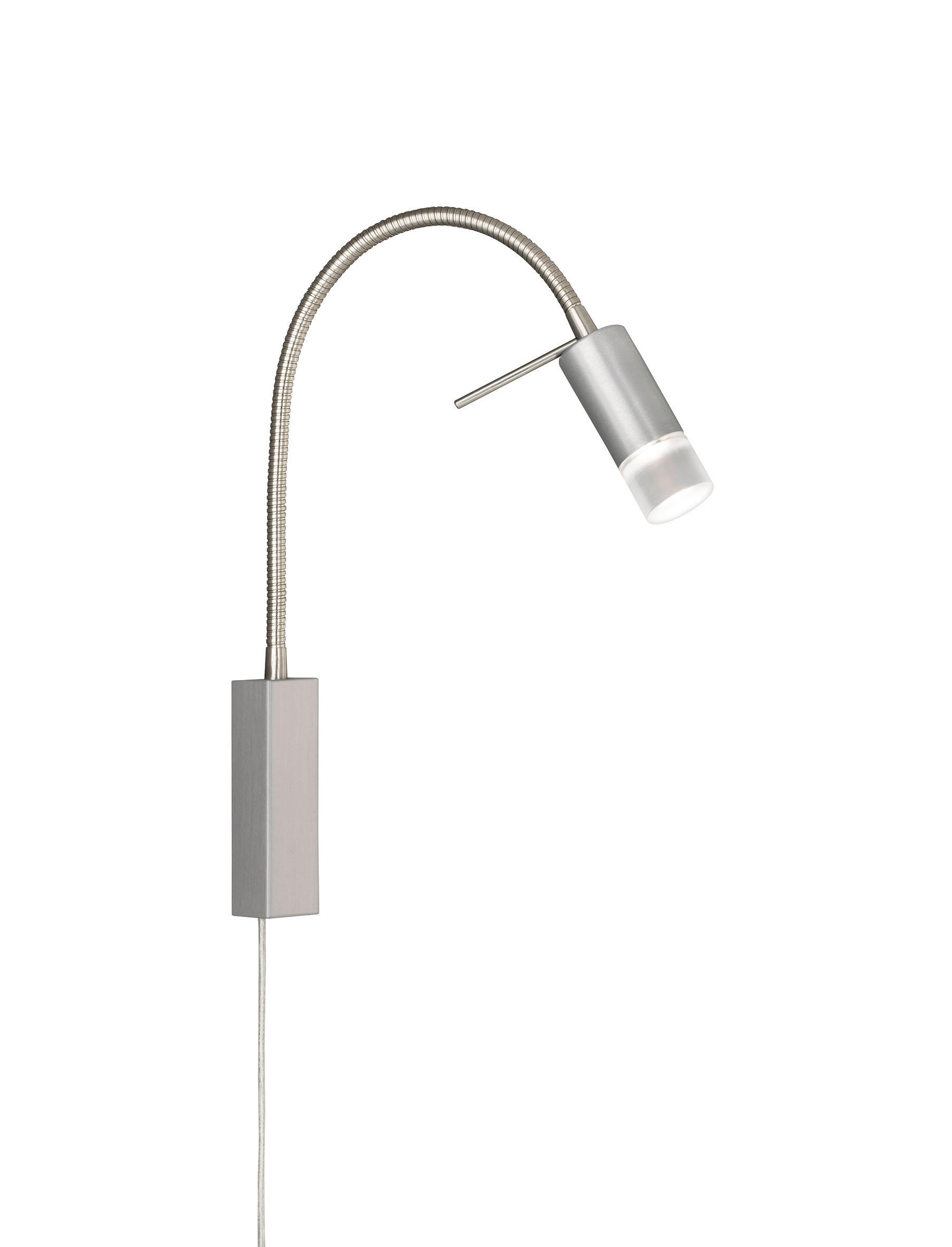 Fischer & Honsel Led-Wandleuchte River Nickel 4x40 cm