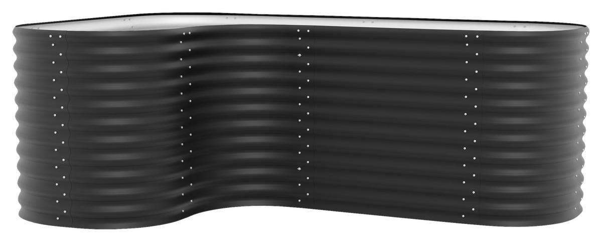 HOCHBEET-ERWEITERUNG 80/85,8/80 cm  - Schwarz, Basics, Metall (80/85,8/80cm)
