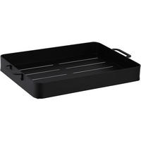 TÁLCA    - fekete, Design, fém (45,7/30/5cm) - Homeware Profession.