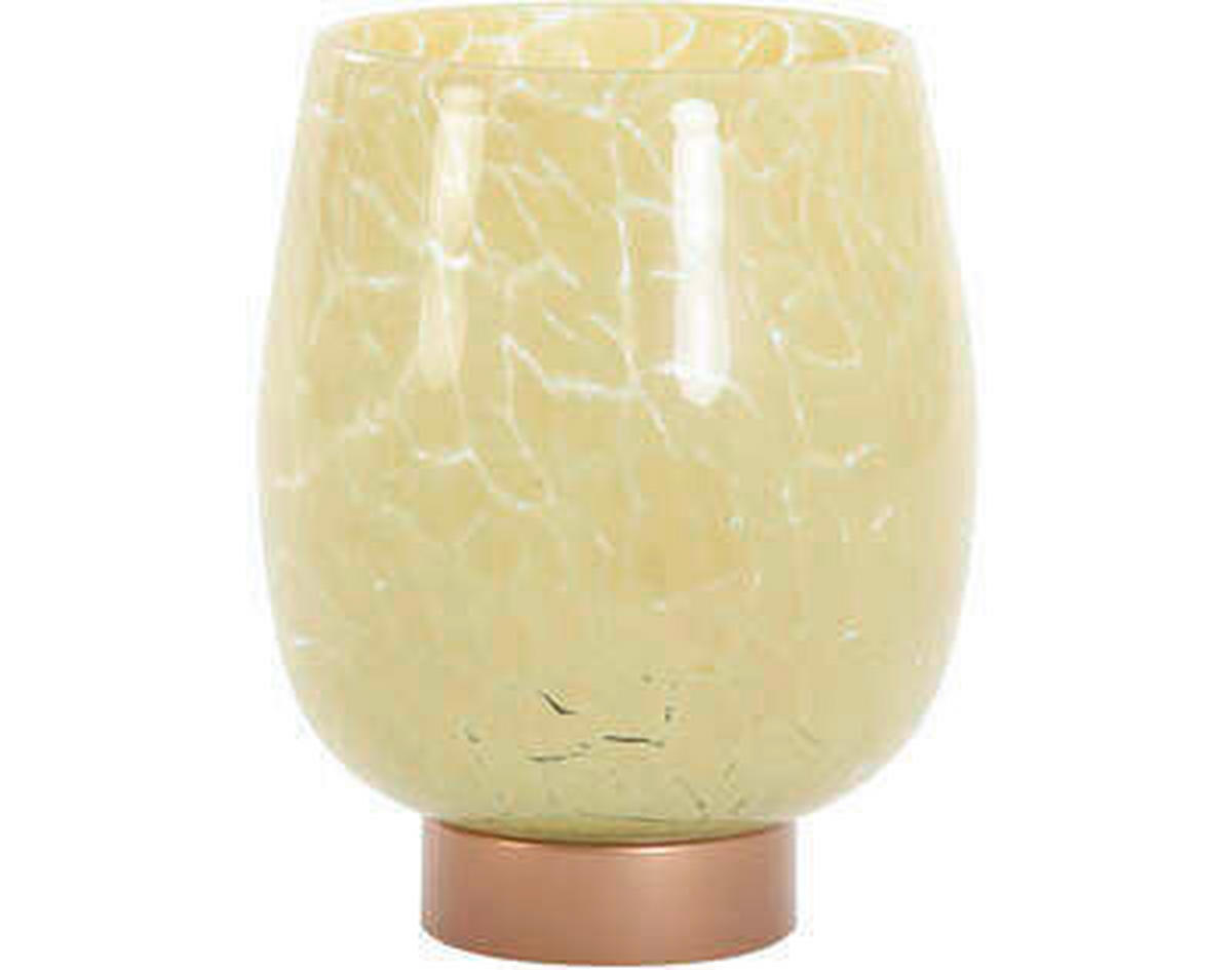 LED-TISCHLEUCHTE - Braun/Kupferfarben, Basics, Glas (15/19/15cm) - Light & Living