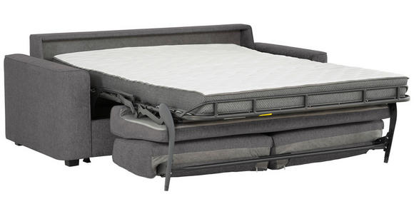 SCHLAFSOFA Webstoff Anthrazit  - Anthrazit/Schwarz, Design, Kunststoff/Textil (186/83/100cm) - Xora