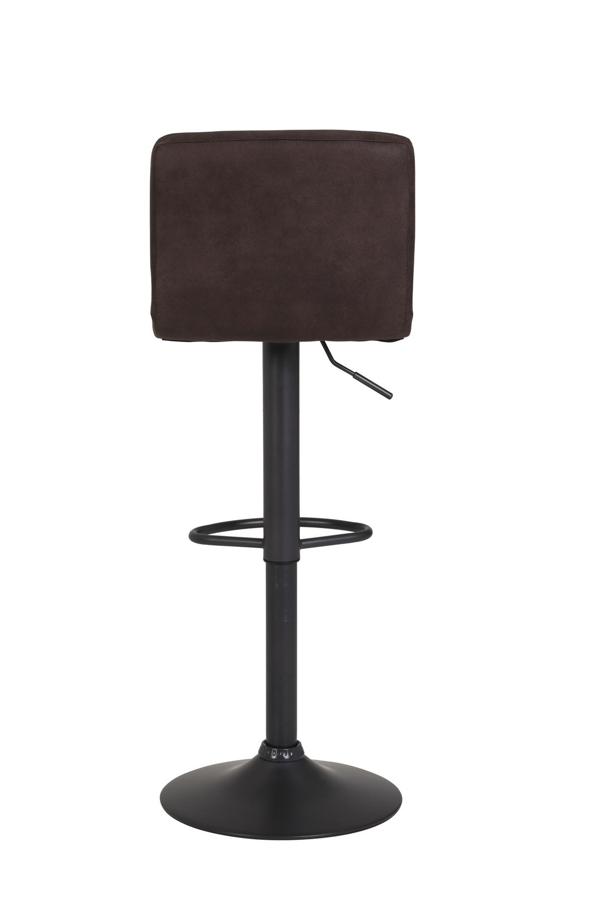 BARHOCKER-SET Mikrofaser Schlammfarben Stahl Sitzfläche 360° drehbar  - Schlammfarben/Dunkelgrau, MODERN, Textil/Metall (40/85/48cm) - MID.YOU