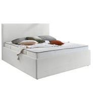 POLSTERBETT 140/200 cm, Bettkasten,  - Schwarz/Naturfarben, Trend, Kunststoff/Textil (140/200cm) - Boxxx