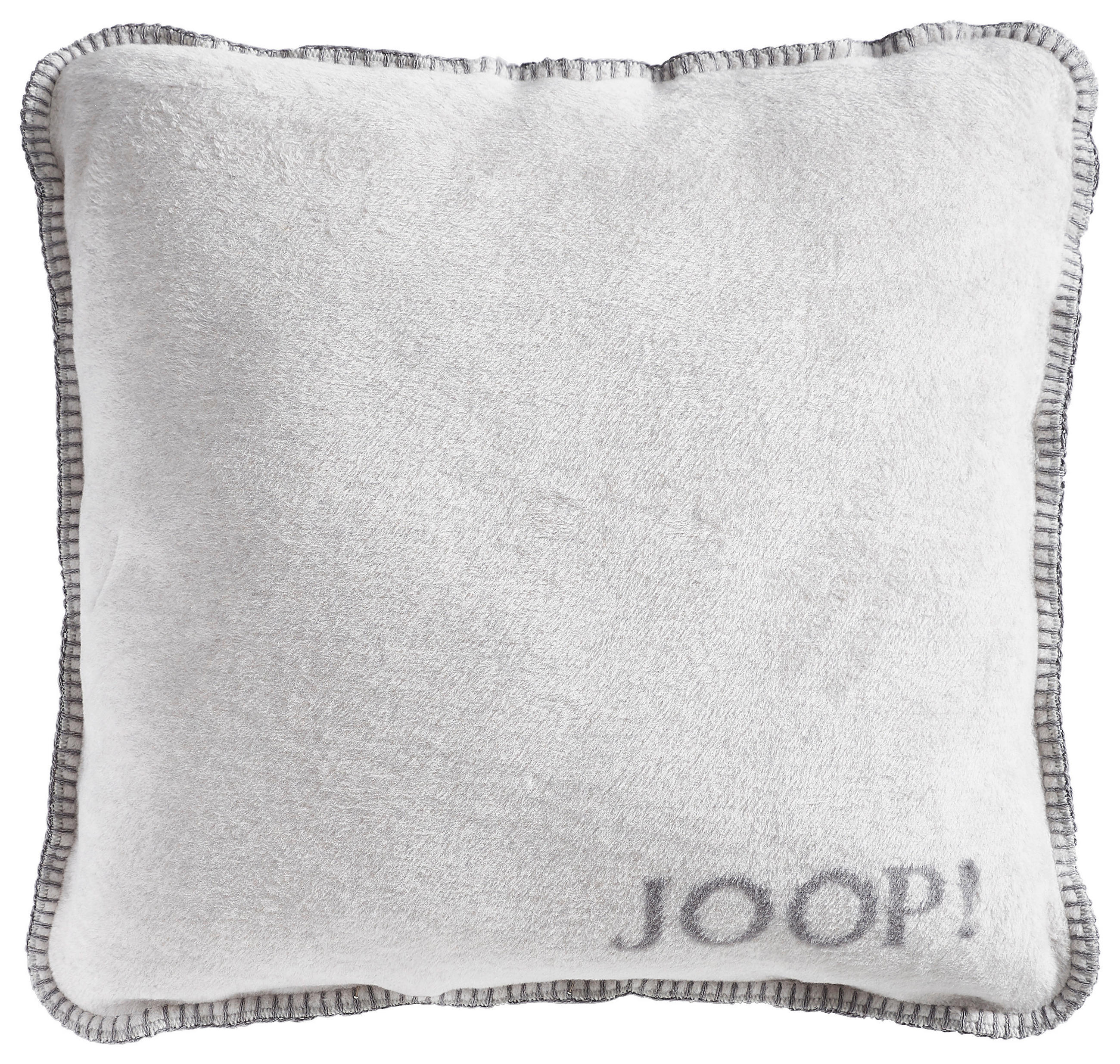 Thumbnail - Joop! Kissenhülle Uni Doubleface, Graphit, Hellgrau, Textil, Uni, 50x50 cm, Oeko-Tex® Standard 100, bügelfrei, hochwerti...