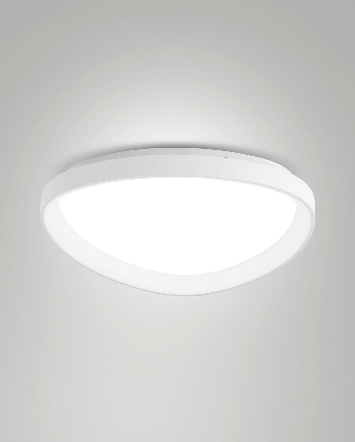 LED-DECKENLEUCHTE Quirk 62/7 cm   - Goldfarben, KONVENTIONELL, Kunststoff/Metall (62/7cm) - Fabas Luce
