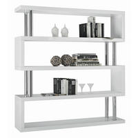 REGAL Weiß  - Weiß, Design, Holzwerkstoff/Metall (156/165/35cm) - Xora