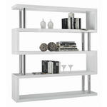 REGAL Weiß  - Weiß, Design, Holzwerkstoff/Metall (156/165/35cm) - Xora