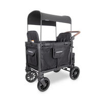 BOLLERWAGEN W2 Luxe Pro Schwarz 113/64/109 cm  - Schwarz, Basics, Kunststoff/Textil (113/64/109cm) - WONDERFOLD