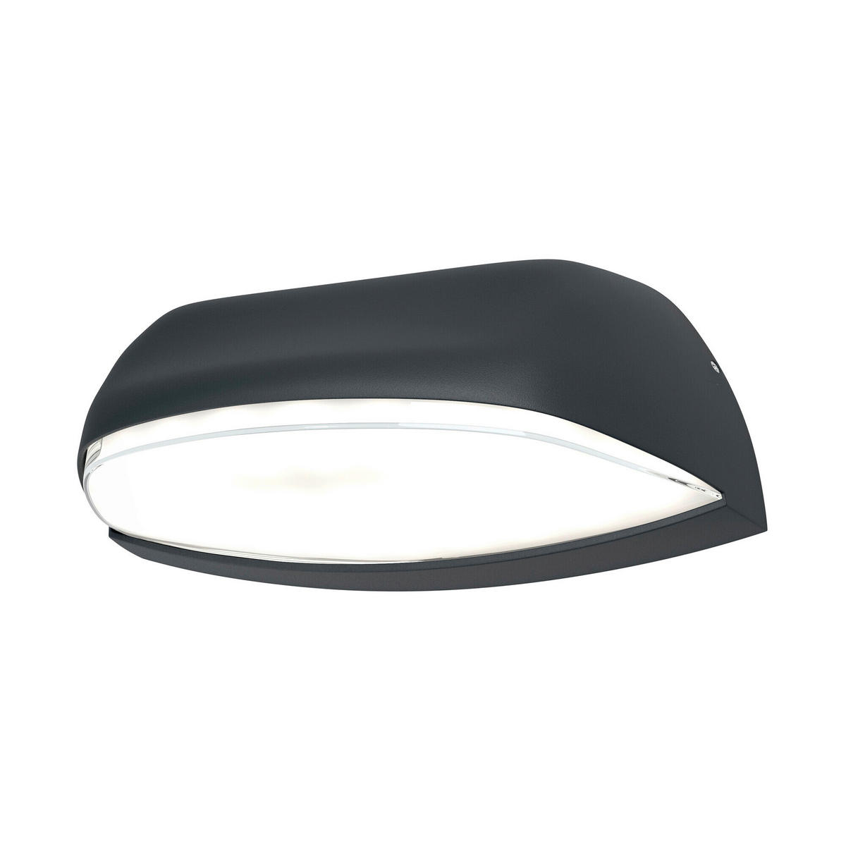 LED-AUßENLEUCHTE 8,6/21/9 cm   - Dunkelgrau, Basics, Kunststoff/Metall (8,6/21/9cm) - Osram
