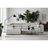 ECKSOFA in Struktur Grau  - Schwarz/Grau, Design, Kunststoff/Textil (205/284cm) - MID.YOU