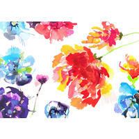 FOTOTAPETE - Multicolor/Weiß, Natur, Papier (368/254cm)