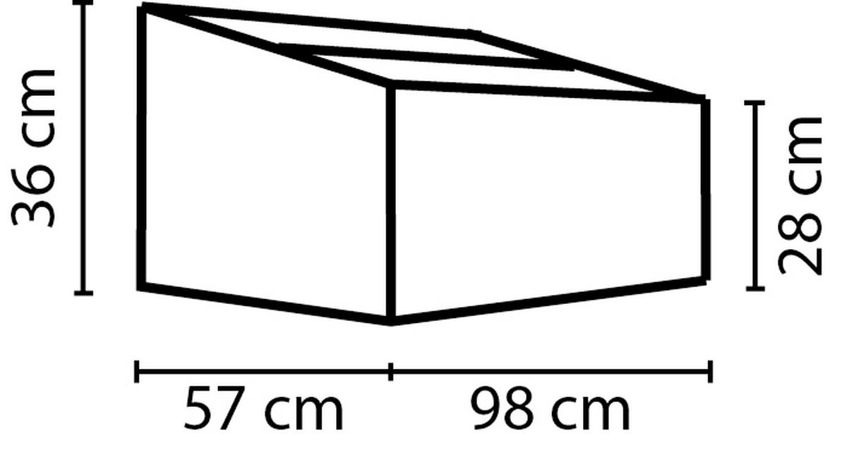 FRÜHBEETKASTEN - Mintgrün, Basics, Kunststoff (97,5/36/57cm)