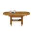 COUCHTISCH Eiche furniert Eichefarben - Eichefarben, KONVENTIONELL, Metall (125(165,5/71/56-75cm) - Venda