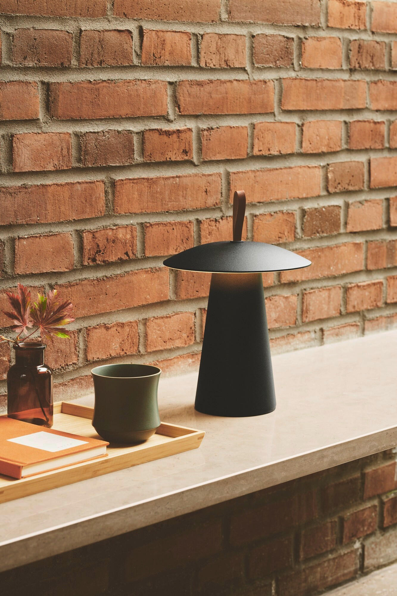 AKKU-TISCHLEUCHTE 19,7/29,2 cm  - Schwarz, Design, Metall (19,7/29,2cm) - Nordlux