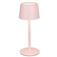 AKKU-TISCHLEUCHTE 9/22 cm  - Rosa, Basics, Metall (9/22cm) - Novel