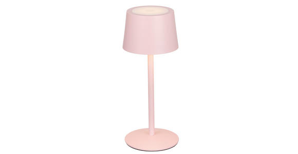 AKKU-TISCHLEUCHTE 9/22 cm  - Rosa, Basics, Metall (9/22cm) - Novel