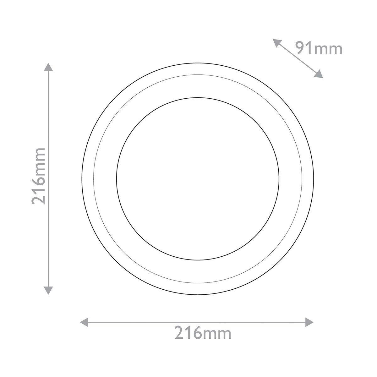 LED-WANDLEUCHTE 21,6/9,1 cm    - Graubraun, KONVENTIONELL, Glas/Stein (21,6/9,1cm) - Elstead Lighting