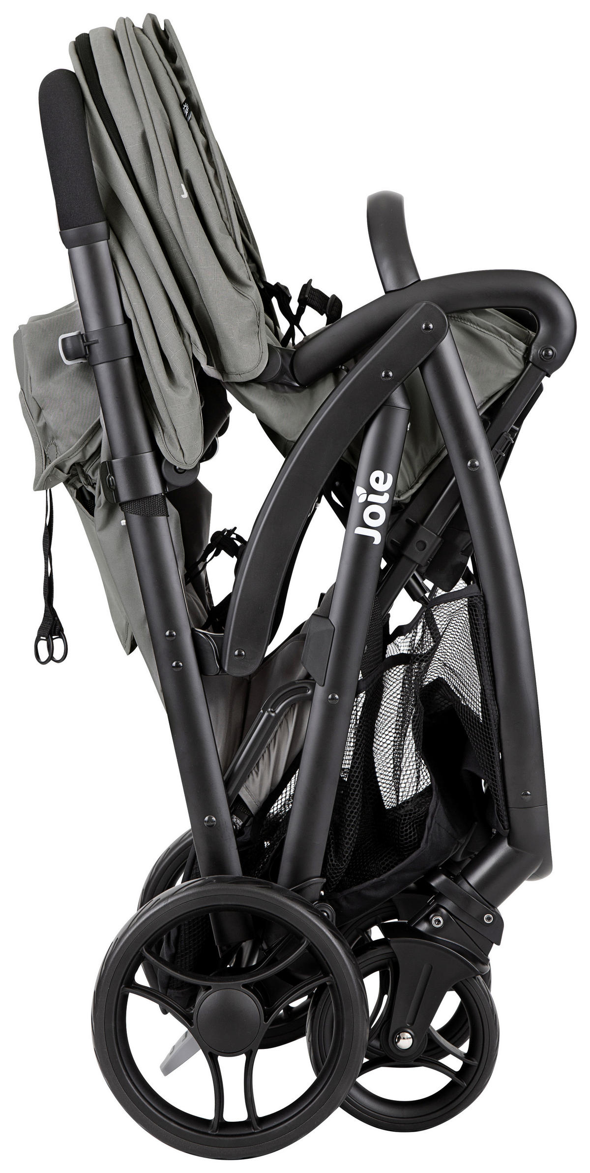 GESCHWISTERWAGEN EVALITE DUO  - Schwarz/Grau, Basics, Textil/Metall (56/101,5/104cm) - Joie