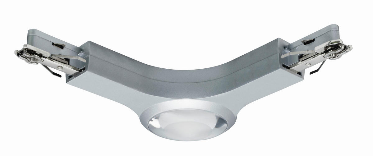 URAIL SCHIENENSYSTEM-VERBINDER URail 14,1/14,1/2,7 cm  - Chromfarben, Design, Metall (14,1/14,1/2,7cm) - Paulmann