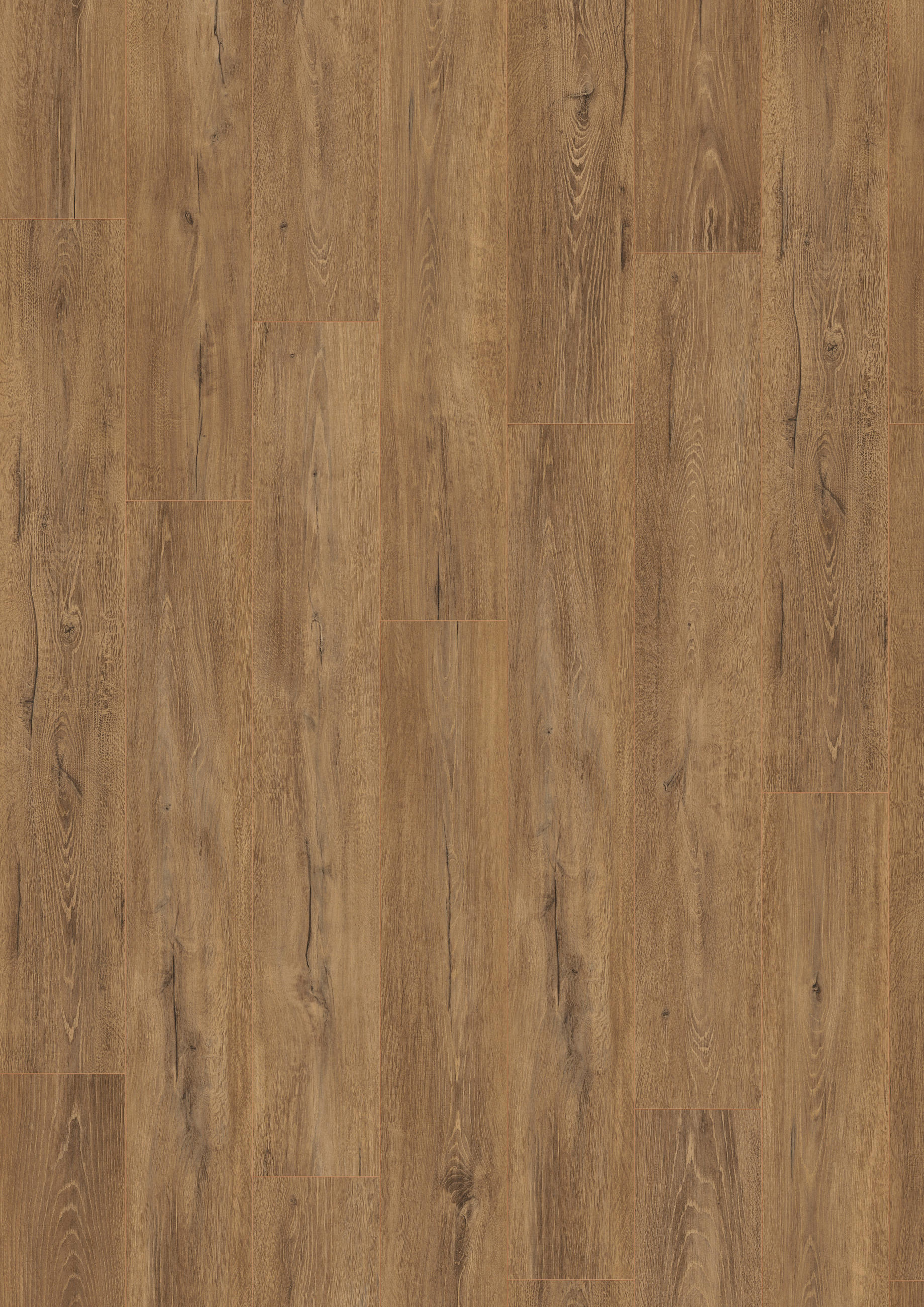 LAMINATBODEN Melba Eiche EGGER Nature Sense Aqua  per  m² - Eichefarben/Dunkelbraun, KONVENTIONELL, Holzwerkstoff (129.2/19.3/0.8cm) - Egger Holzwerkstoffe