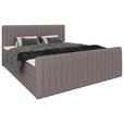 BOXBETT 180/200 cm  in Braun  - Schwarz/Braun, Basics, Kunststoff/Textil (180/200cm) - Carryhome