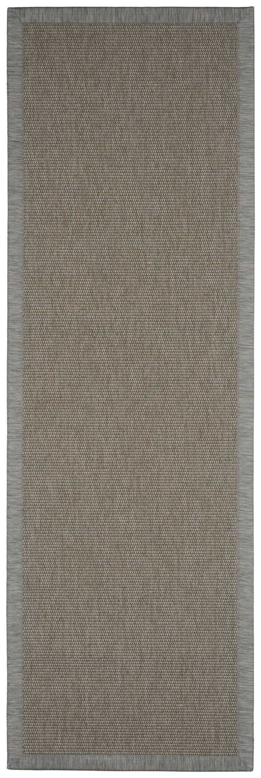 FLACHWEBETEPPICH 80/200 cm Chronos Silberfarben  - Silberfarben, KONVENTIONELL, Naturmaterialien/Textil (80/200cm) - Linea Natura