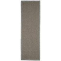 FLACHWEBETEPPICH 80/250 cm Chronos Silberfarben  - Silberfarben, KONVENTIONELL, Naturmaterialien/Textil (80/250cm) - Linea Natura