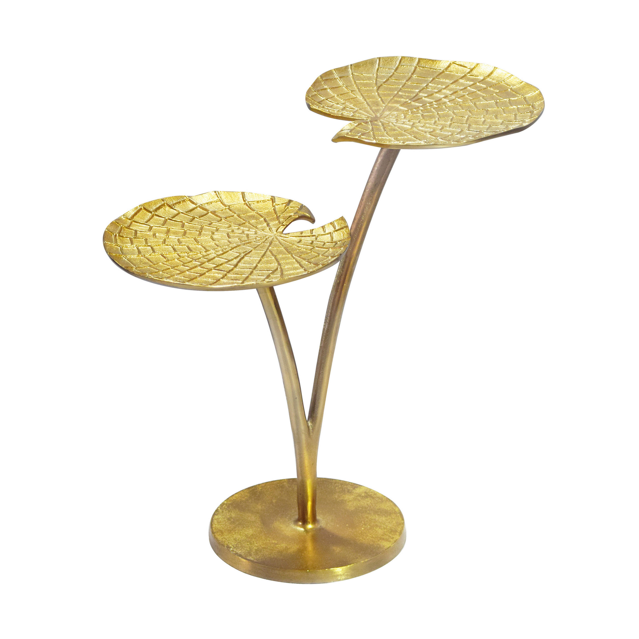 KISASZTAL fém 57/30/57 cm  - aranyszínű, Design, fém (57/30/57cm) - Livetastic