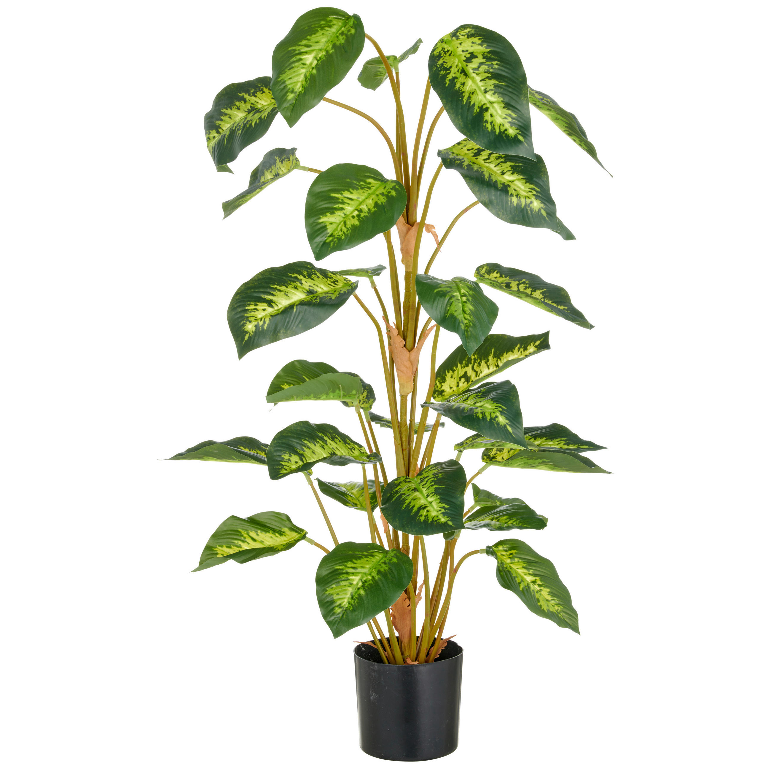 KUNSTPFLANZE 90 cm  - Schwarz/Braun, Basics, Kunststoff (90cm) - P & B