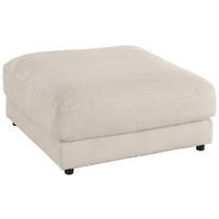 HOCKER in Textil Hellgrau  - Hellgrau/Schwarz, Design, Kunststoff/Textil (100/86/100cm) - Lomoco