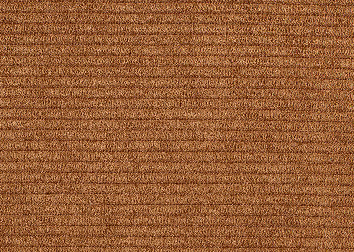 BOXSPRINGSOFA in Cord Rostfarben  - Rostfarben/Schwarz, Design, Textil/Metall (200/100/108cm) - Novel