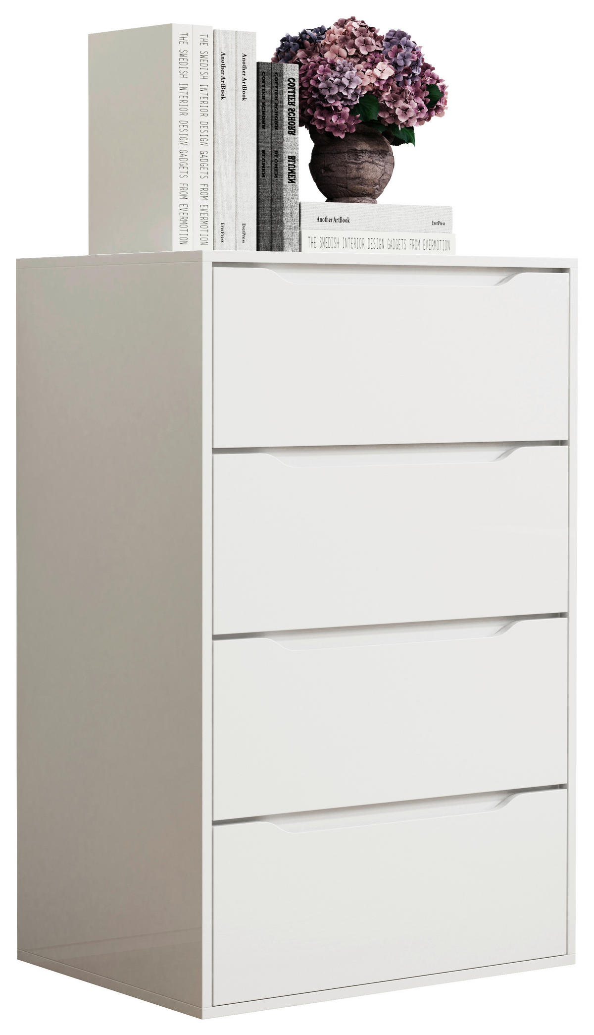 BYRÅ 65/102/48 cm  - vit, Design, trämaterial (65/102/48cm) - MID.YOU