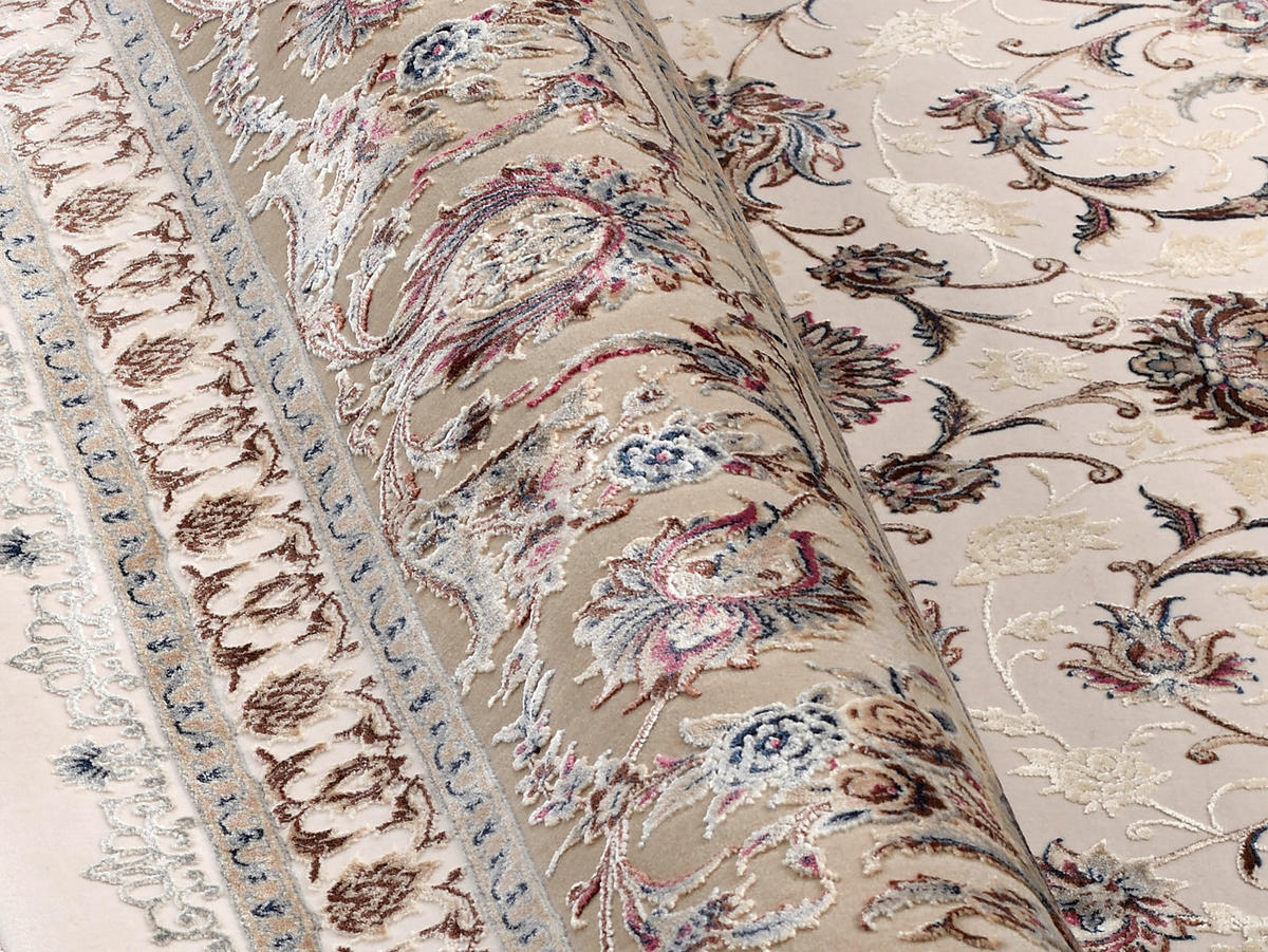 WEBTEPPICH 120/180 cm Pangäa Creme, Beige  - Beige/Creme, Design, Textil (120/180cm) - Dieter Knoll