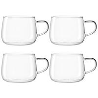 TASSENSET TE PER TE 4-teilig  - Transparent, Basics (12,5/7,7/9,7cm) - Leonardo