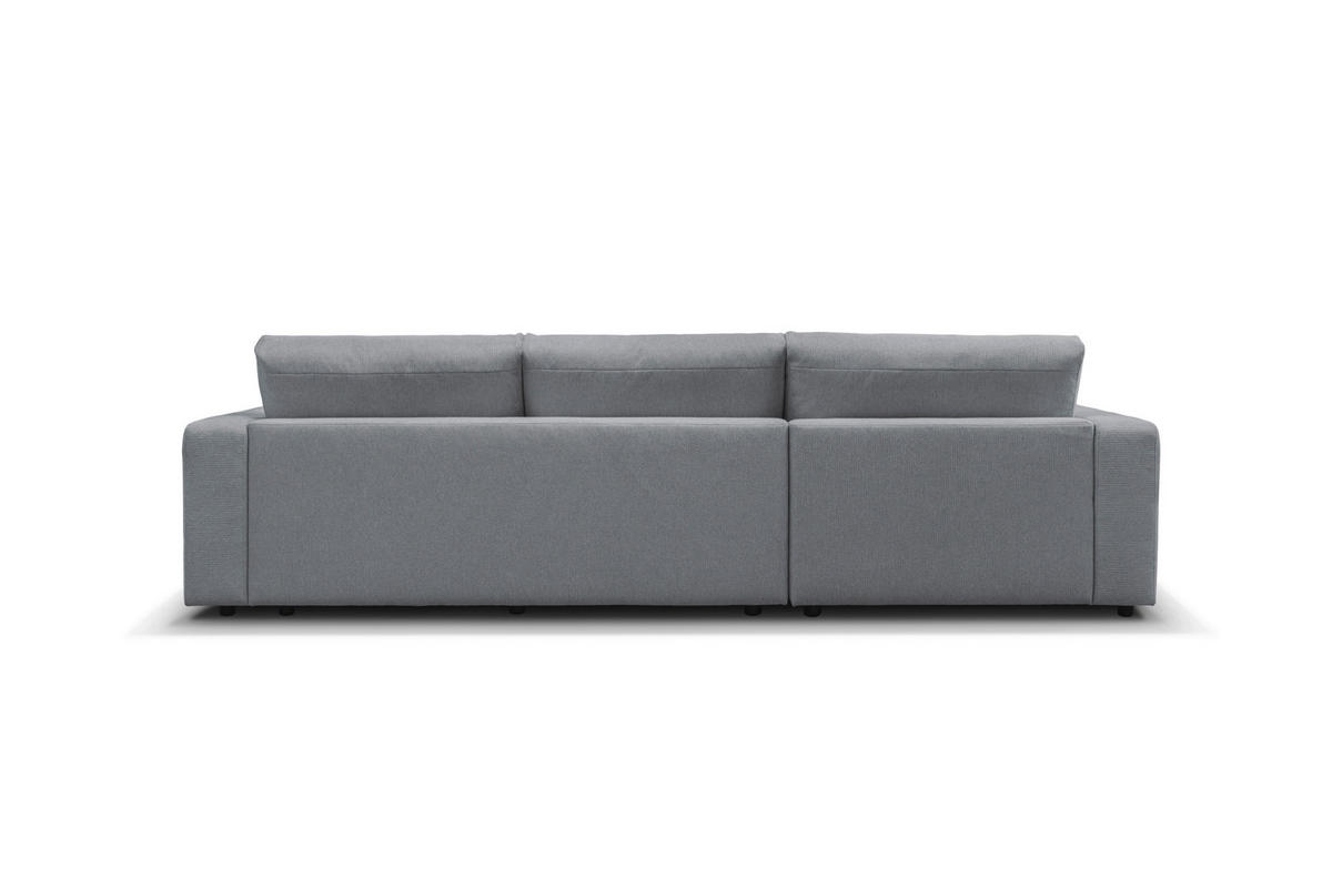 ECKSOFA VIGO Graugrün  - Schwarz/Graugrün, Design, Textil (172cm) - MID.YOU