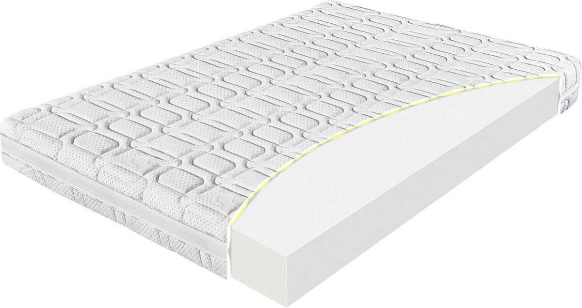 Saltea 160/200 cm  - alb, Basics (160/200cm) - Materasso