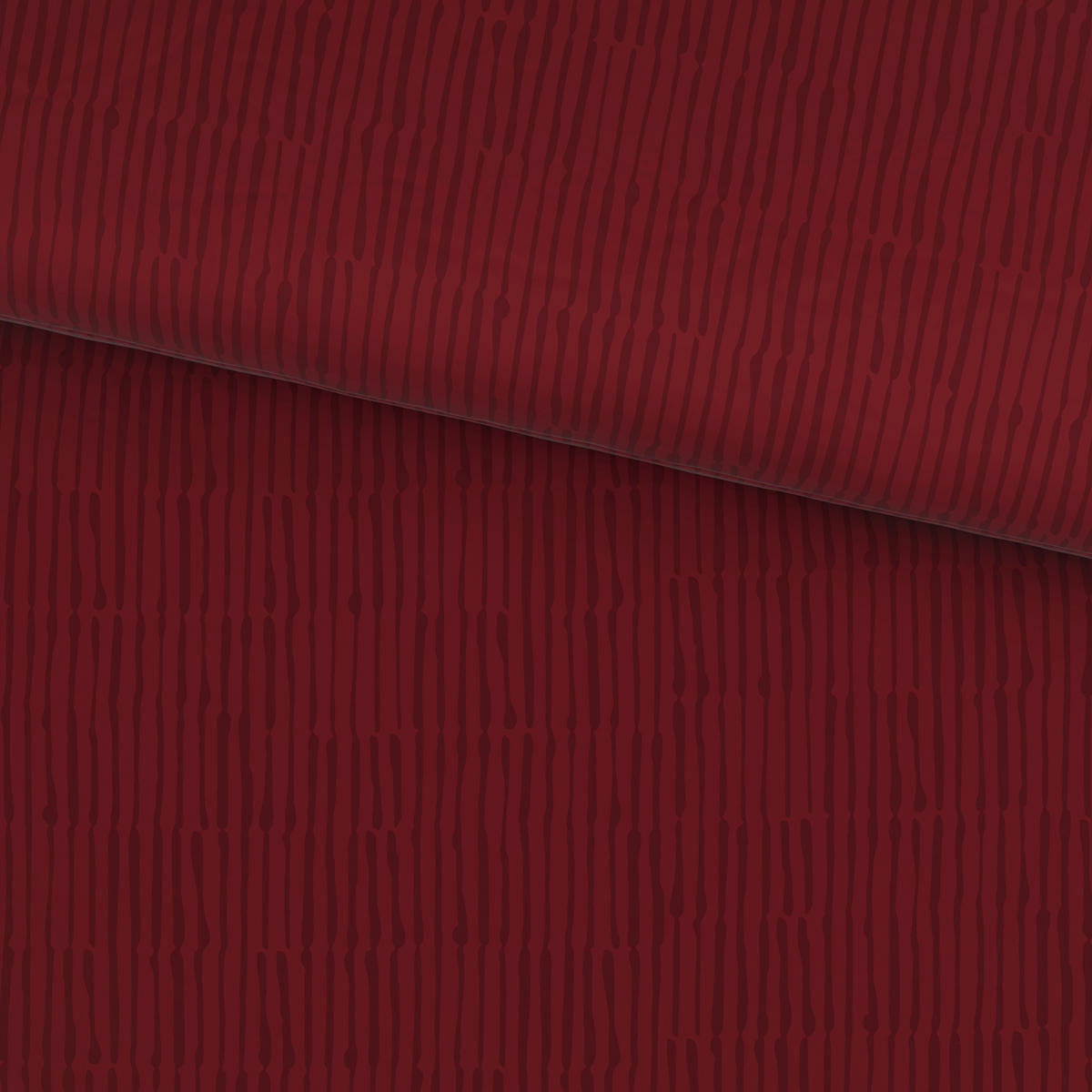 BETTWÄSCHE 2-teilig Mavie Satin 140/200 cm  - Dunkelrot, KONVENTIONELL, Textil (140/200cm) - Esposa