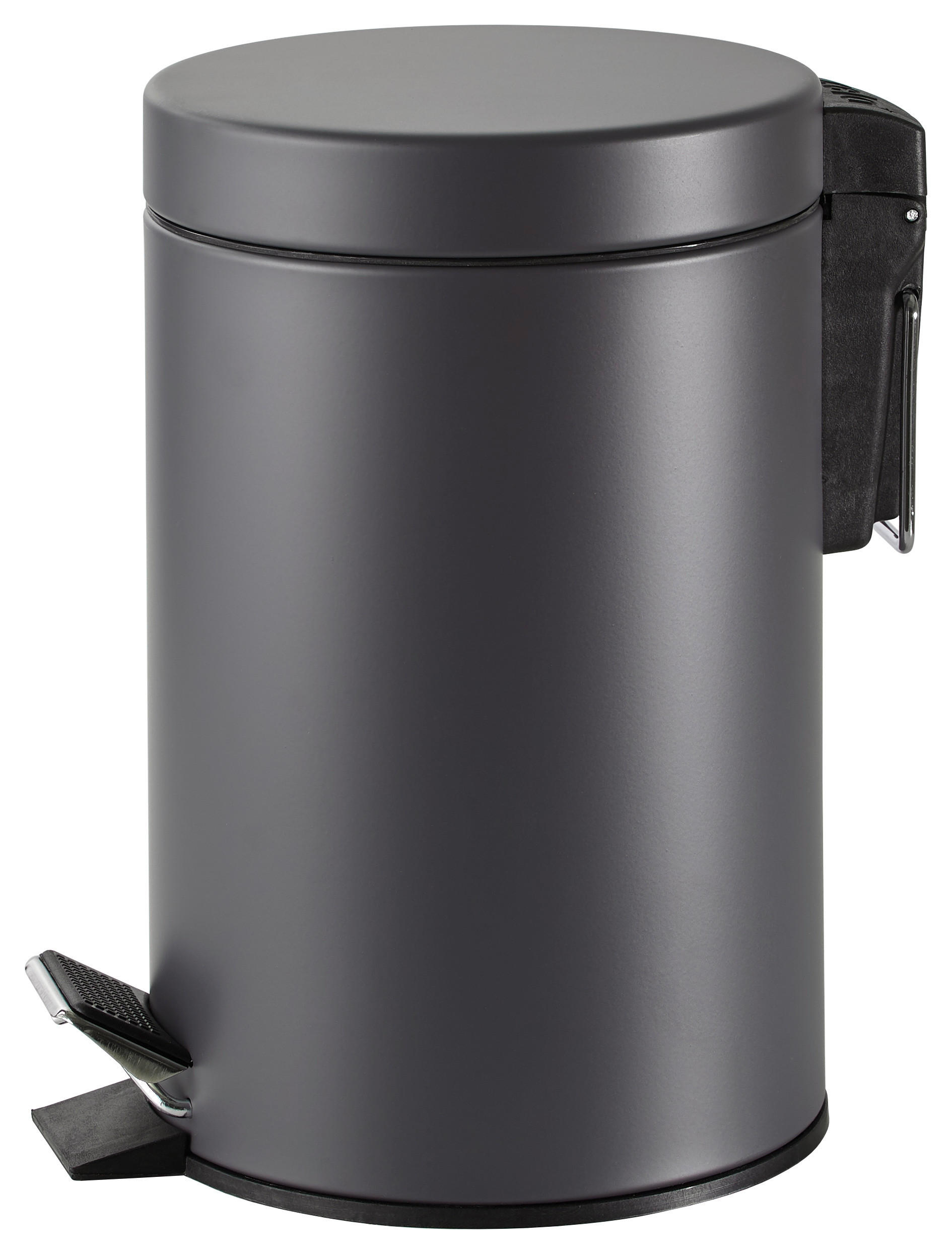 KOSMETIKEIMER MONACO 3 L  - Dunkelgrau/Schwarz, Basics, Kunststoff/Metall (17/26cm) - Kela