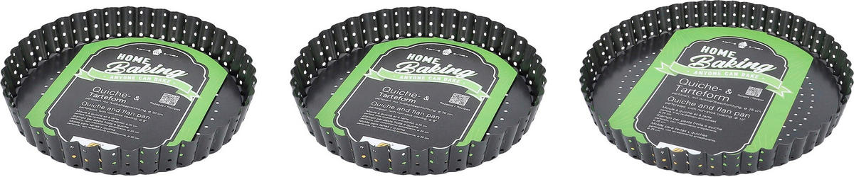 BACKFORMENSET Home Baking  - Schwarz, KONVENTIONELL, Metall - Birkmann