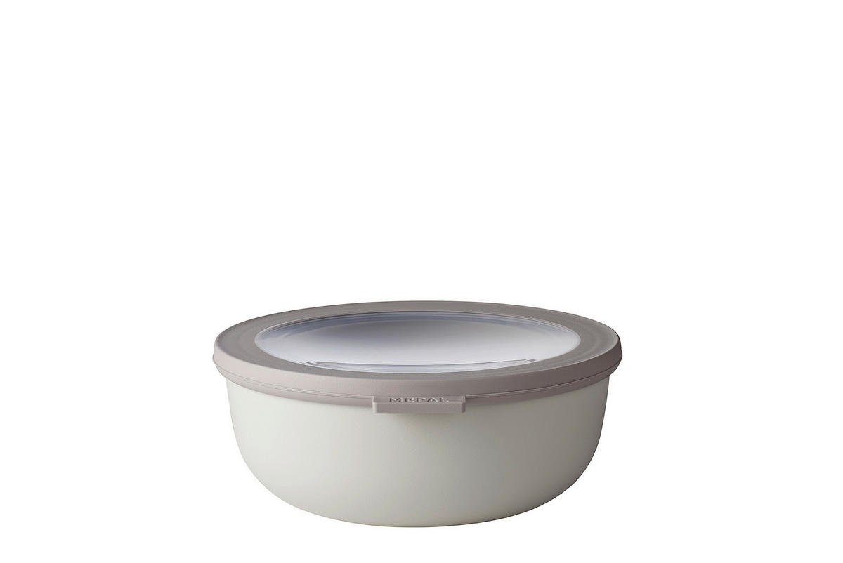 SCHÜSSEL CIRQULA 1250 ml  - Weiss/Hellgrau, Basics, Kunststoff (1,25l) - Mepal