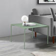 COUCHTISCH 60/60/40 cm quadratisch Grün  - Grün, Design, Metall (60/60/40cm) - Carryhome