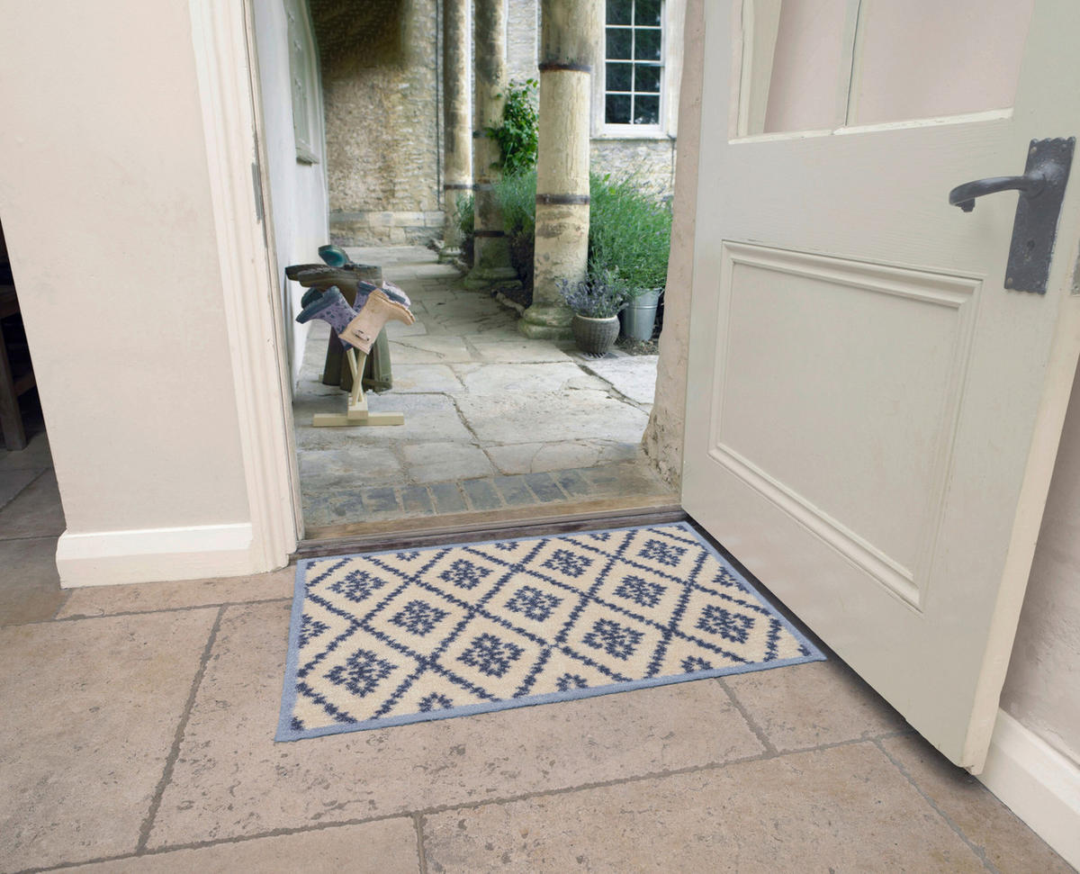 FUßMATTE 60/85 cm Caraway Neutral  - Beige, ROMANTIK / LANDHAUS, Kunststoff/Textil (60/85cm) - wash+dry