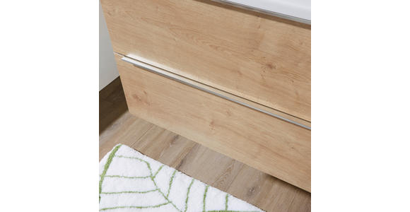 BADEZIMMER in 105 cm - Eichefarben/Weiß, KONVENTIONELL, Keramik/Holzwerkstoff (105cm) - Novel