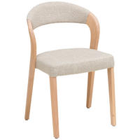 STUHL  in Mikrofaser  - Wildeiche/Naturfarben, Natur, Holz/Textil (55/79,5/55cm) - Voglauer