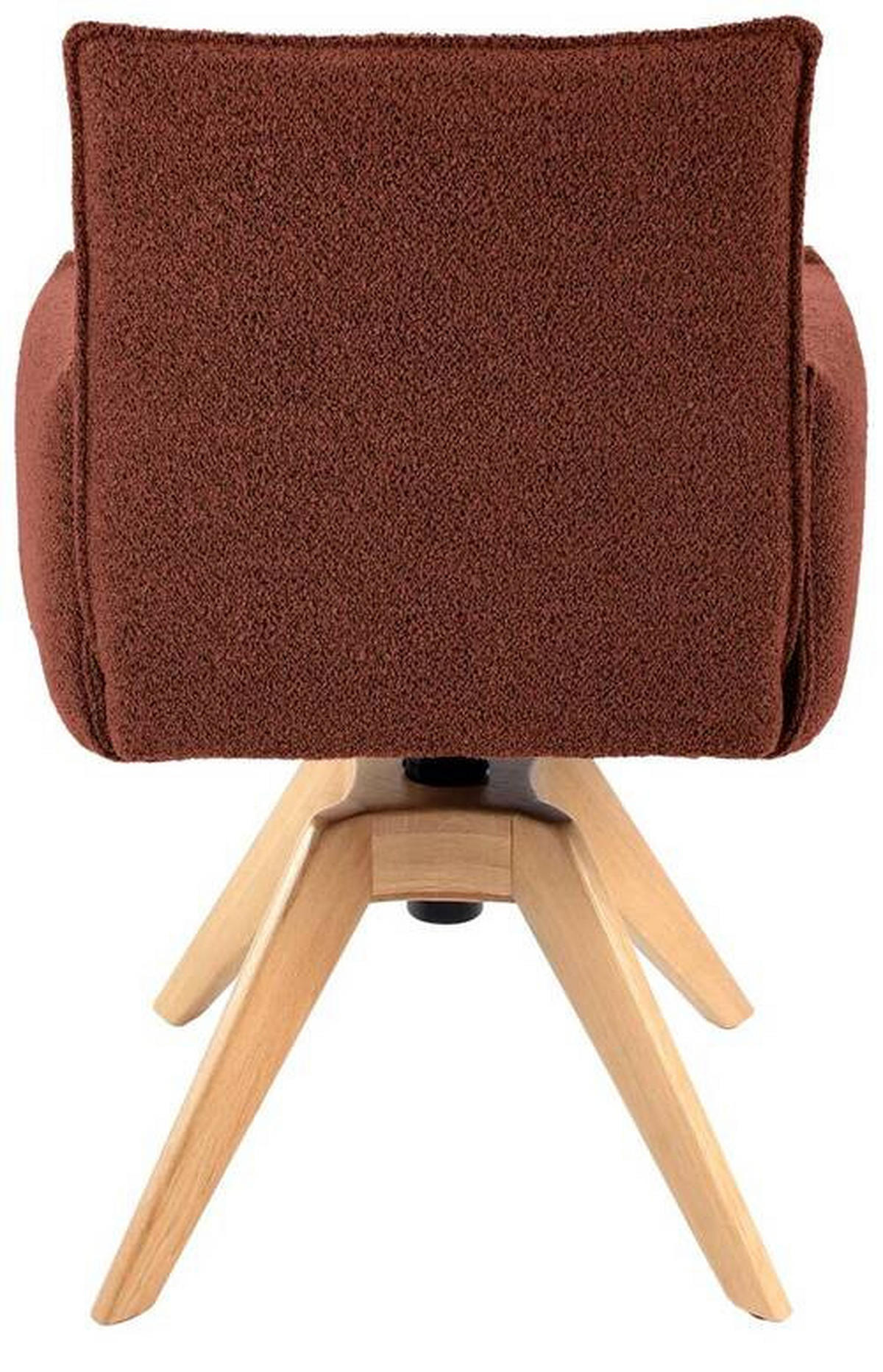 ARMLEHNSTUHL  in Webstoff  - Eichefarben/Haselnussfarben, Design, Holz/Textil (57/86/65cm) - Valnatura